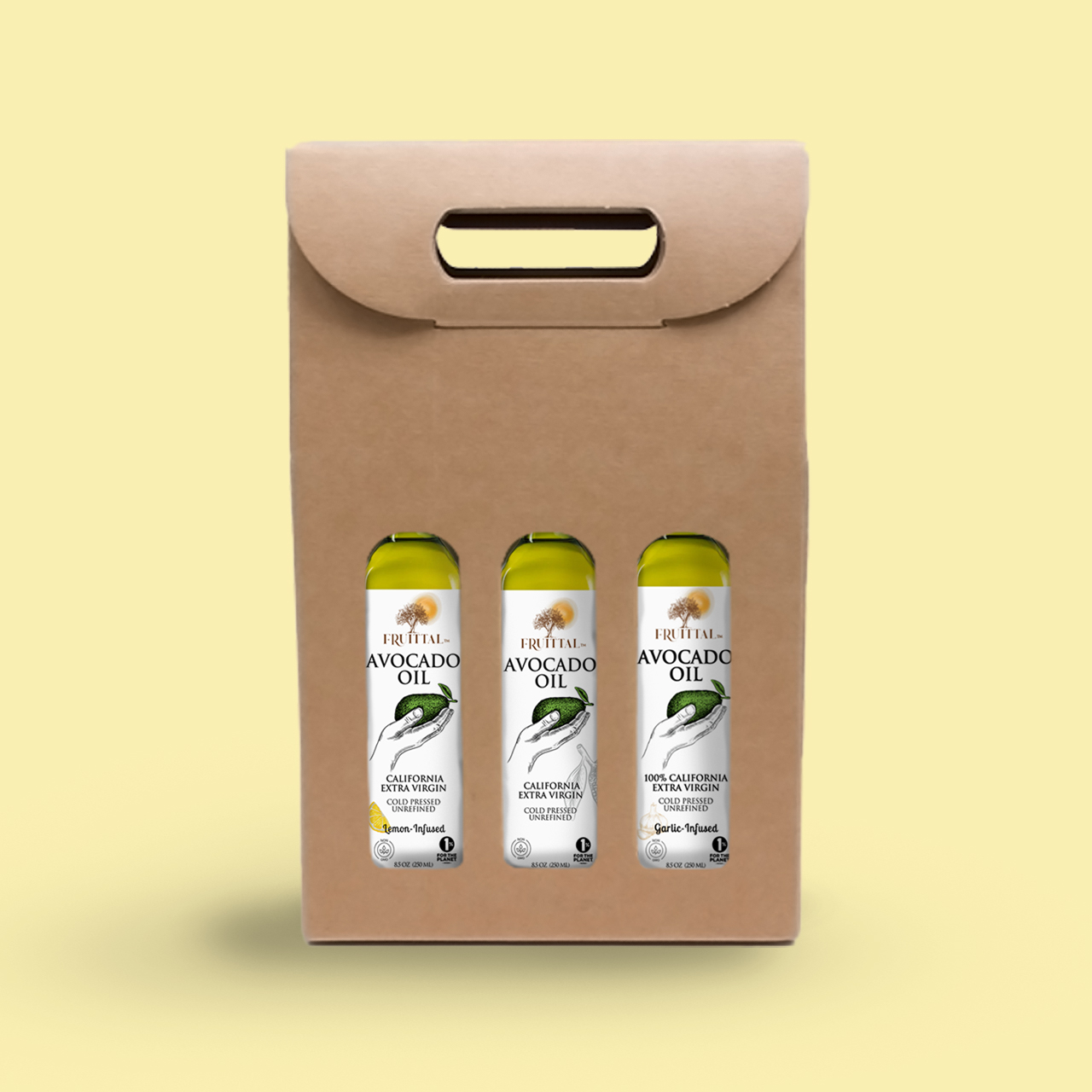 Кутия с 3 комплекта Fruittal Avocado Oil